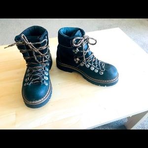 Vintage Leather Hiking Boots